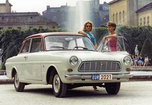 Ford Taunus 1964. Carrosserie, extérieur. Berline 2-portes, 1 génération
