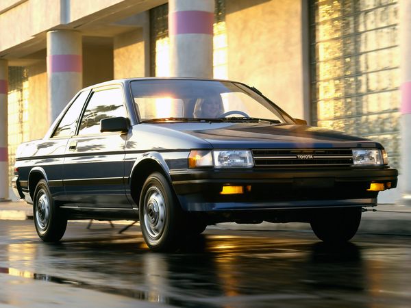 Toyota Tercel 1989. Carrosserie, extérieur. Coupé, 3 génération