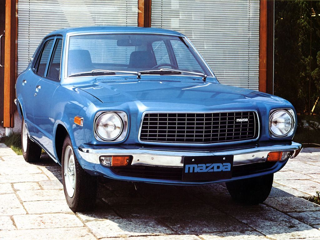Mazda 818 1974. Carrosserie, extérieur. Berline, 1 génération