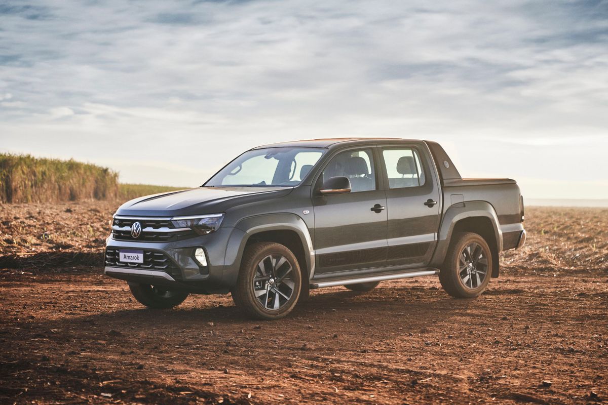 Volkswagen Amarok 2024. Кузов, экстерьер. Пикап Двойная кабина, 2 поколение, рестайлинг