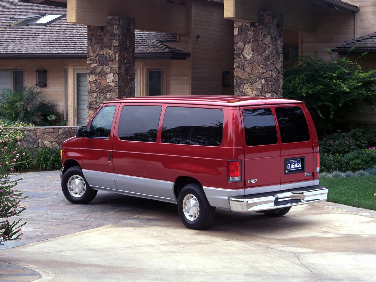 Ford Econoline 1997. Carrosserie, extérieur. Monospace, 4 génération, restyling 1