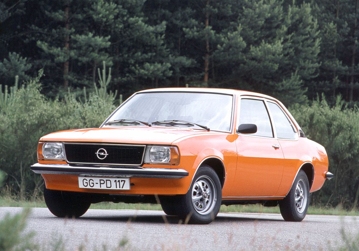Opel Ascona 1975. Carrosserie, extérieur. Berline 2-portes, 2 génération