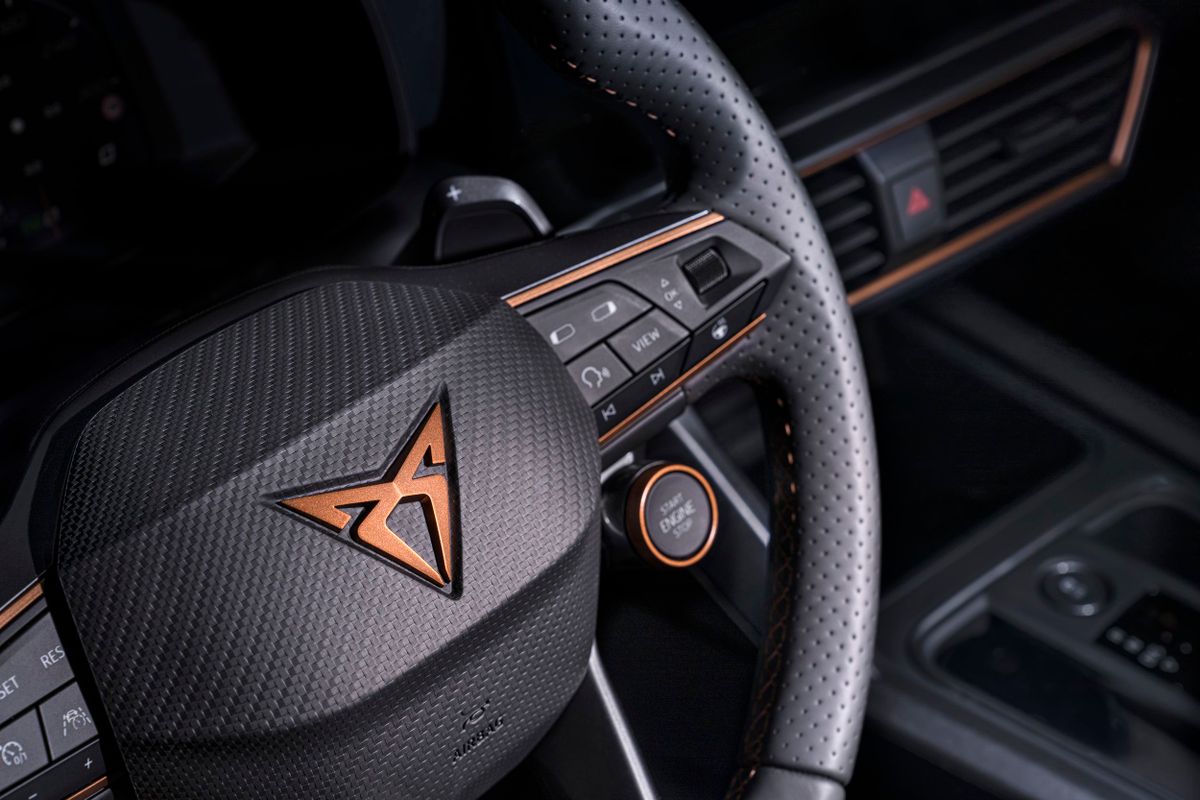 Cupra Leon 2020. Steering wheel. Hatchback 5-door, 1 generation