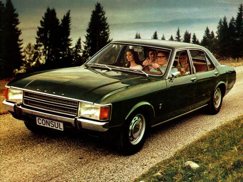 פורד קונסול ‏1972. מרכב, צורה. סדאן, 1 דור