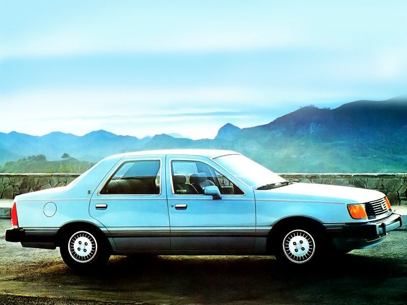 Mercury Topaz 1983. Carrosserie, extérieur. Berline, 1 génération