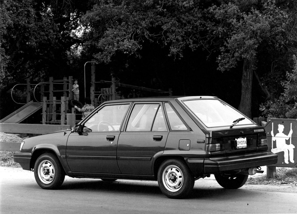 Toyota Tercel 1982. Carrosserie, extérieur. Mini 5-portes, 2 génération