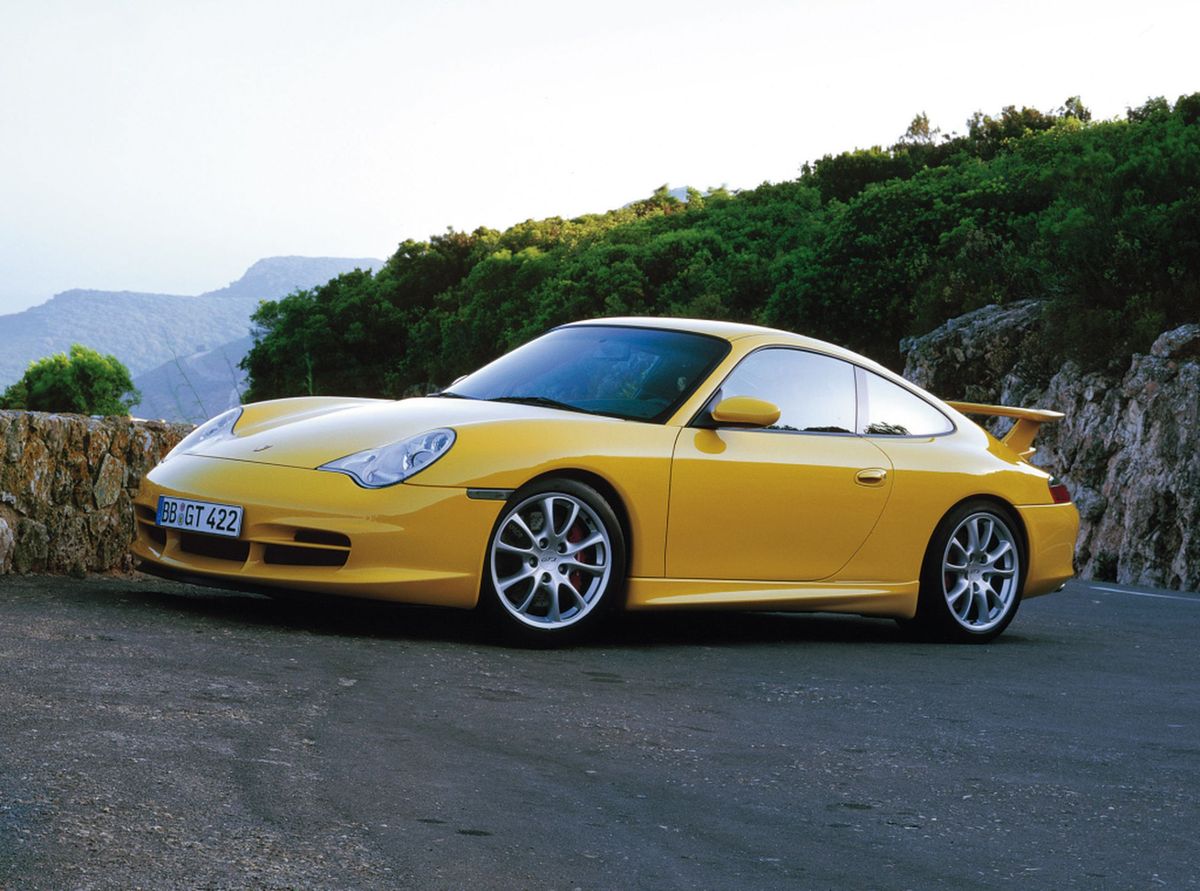 פורשה 911 GT3 ‏2003. מרכב, צורה. קופה, 1 דור, שדרוג