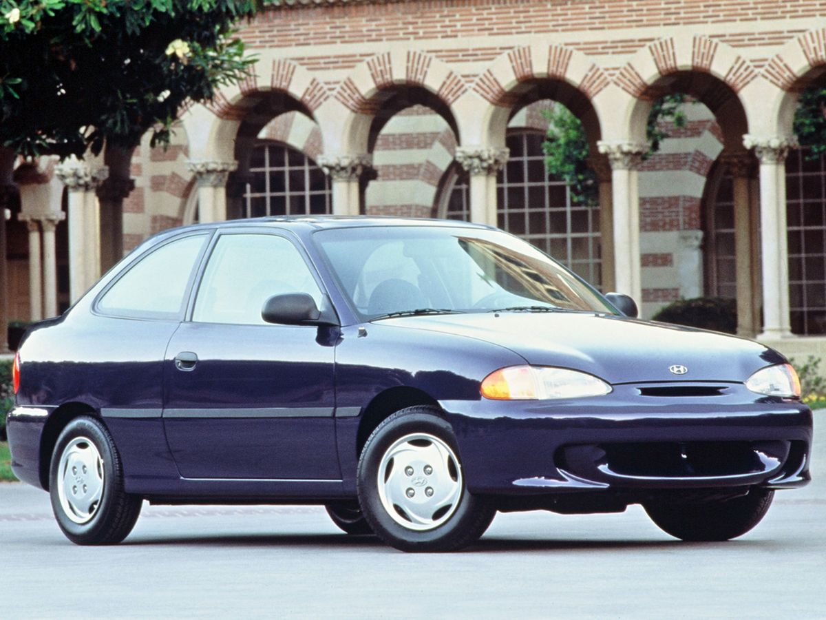 Hyundai Accent 1994. Carrosserie, extérieur. Hatchback 3-portes, 1 génération