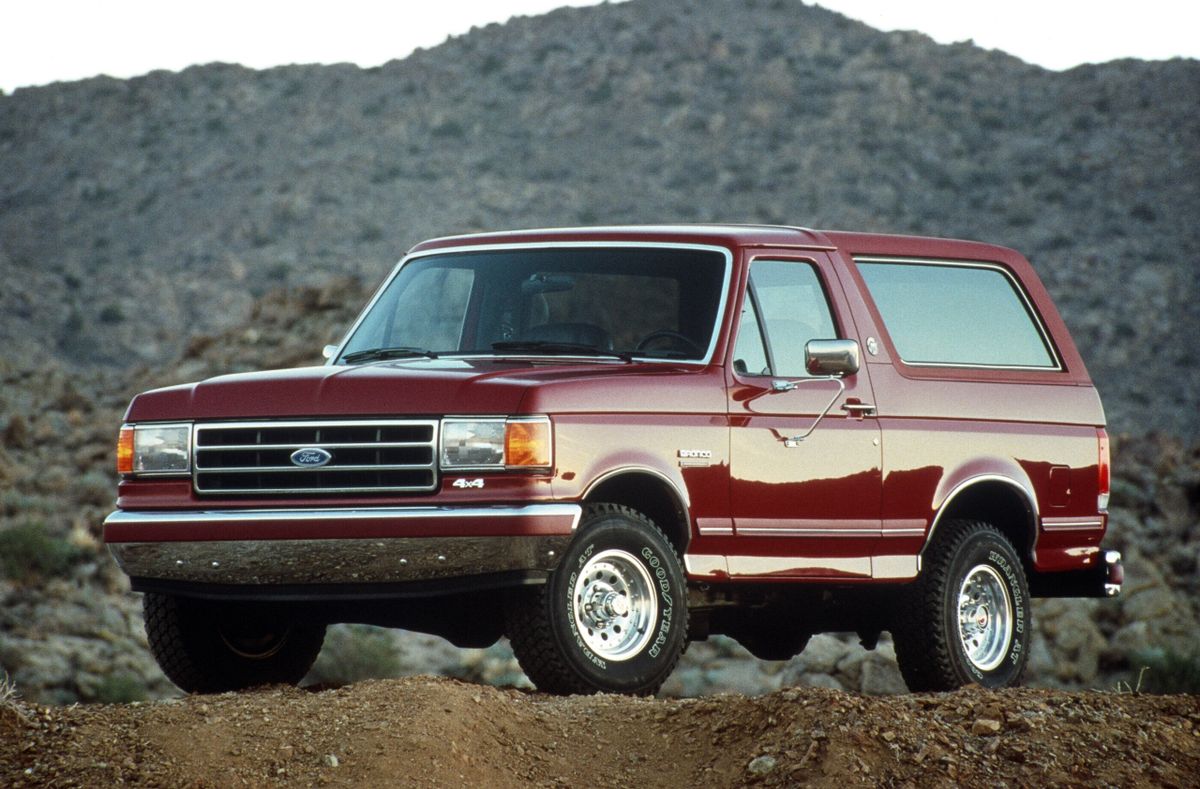 Ford Bronco 1987. Carrosserie, extérieur. VUS 3-portes, 4 génération