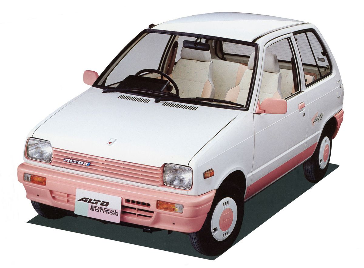 Suzuki Alto 1984. Carrosserie, extérieur. Mini 3-portes, 2 génération