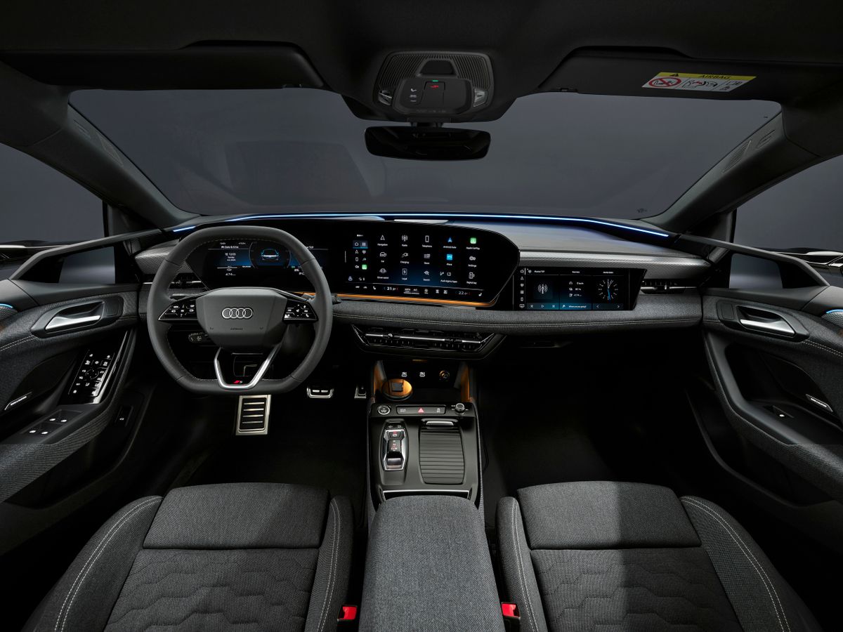 Audi A6 e-tron 2024. Передние сидения. Лифтбэк, 1 поколение