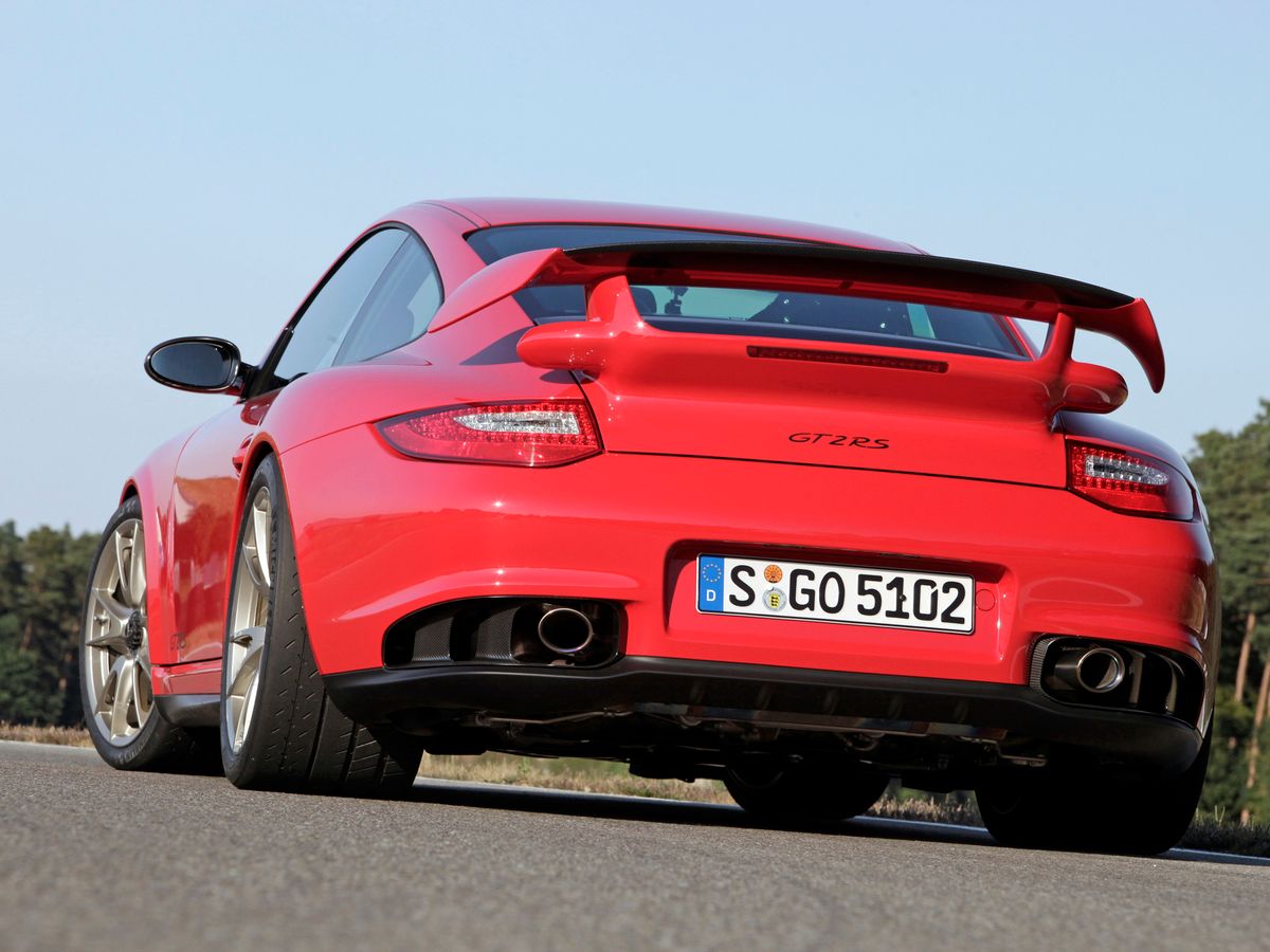 Порше 911 GT2 2011. Кузов, экстерьер. Купе, 3 поколение, рестайлинг