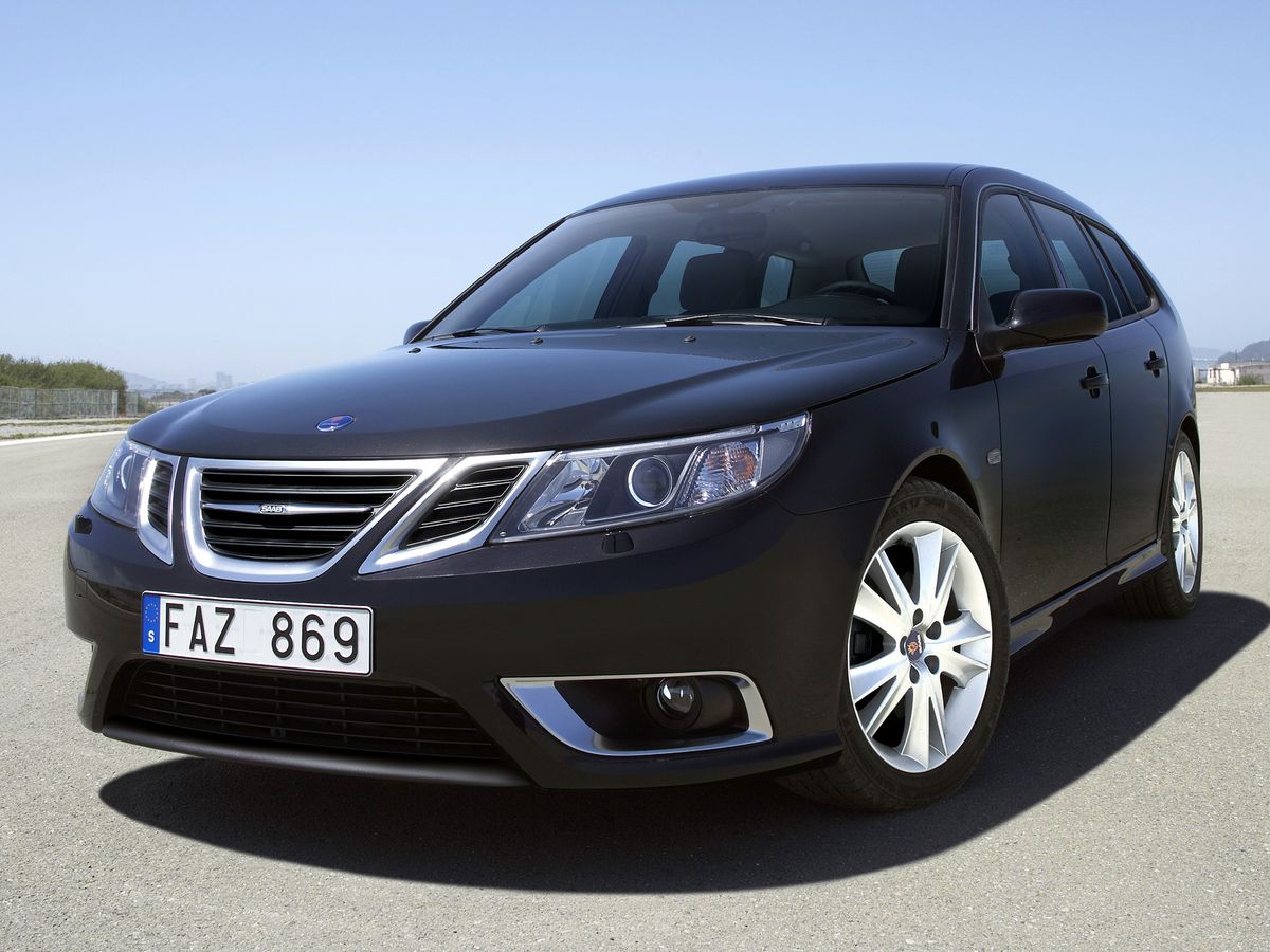 Saab 9-3 2007. Carrosserie, extérieur. Break 5-portes, 2 génération, restyling