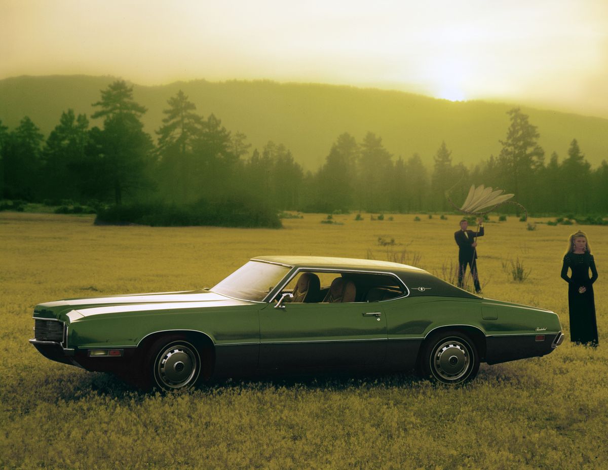 Ford Thunderbird 1967. Carrosserie, extérieur. Coupé sans montants, 5 génération