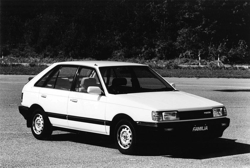 Mazda Familia 1989. Carrosserie, extérieur. Hatchback 5-portes, 6 génération