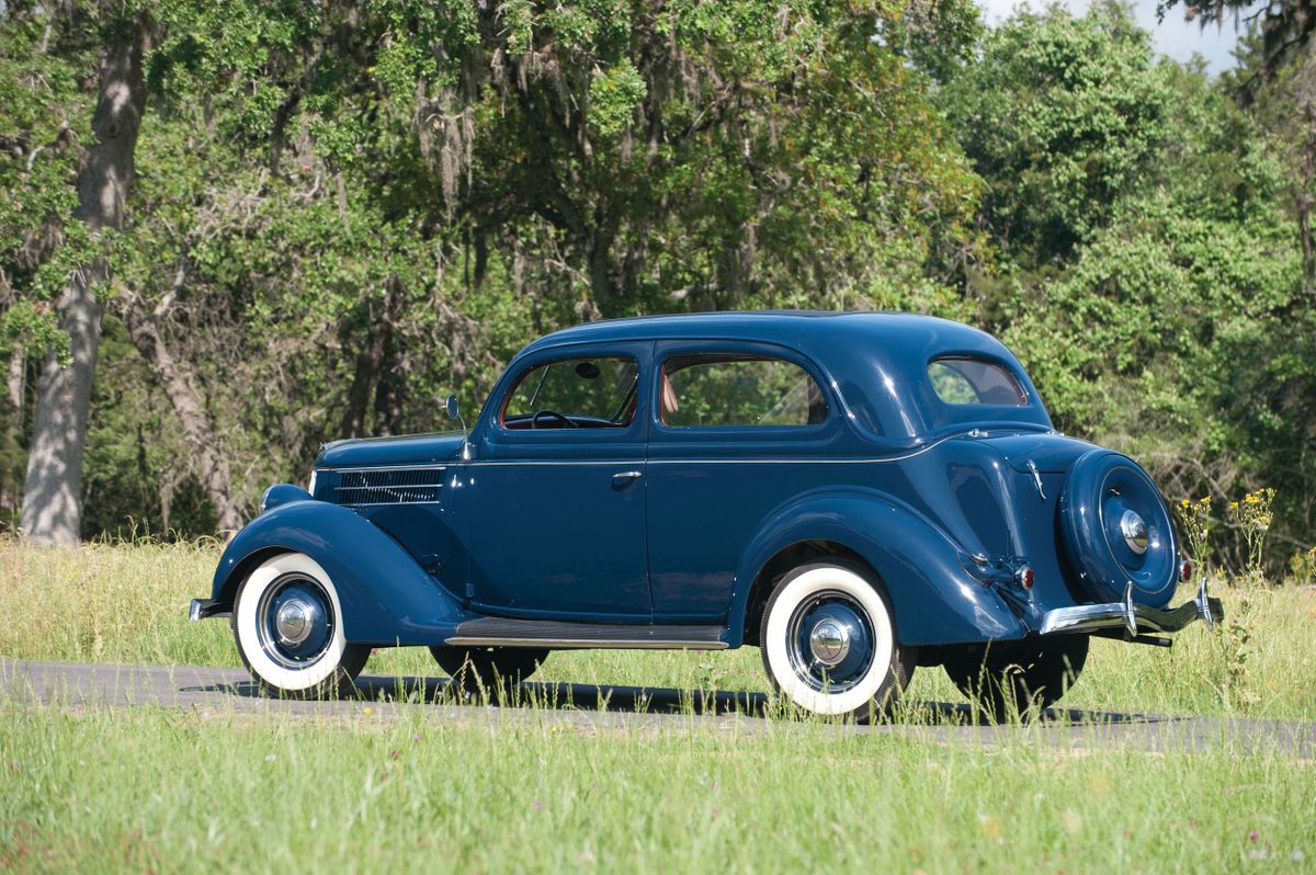 فورد V8 ‏1936. الهيكل، المظهر الخارجي. سيدان بابين, 2 الجيل