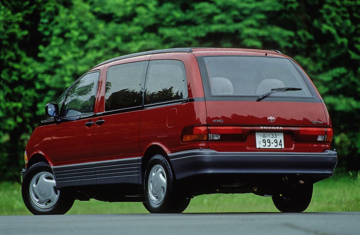 Toyota Estima 1990. Bodywork, Exterior. Minivan, 1 generation