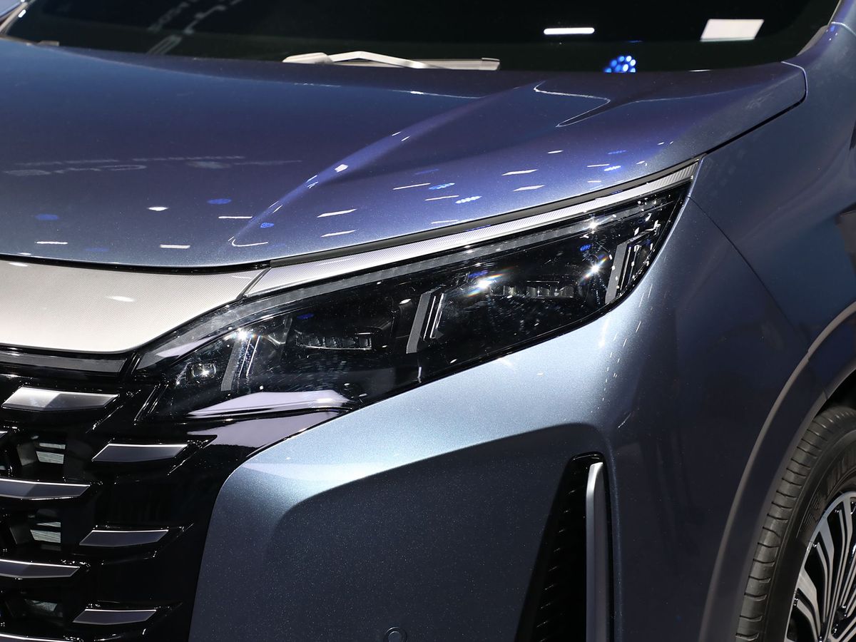 BYD Xia 2024. Передние фары. Минивэн, 1 поколение