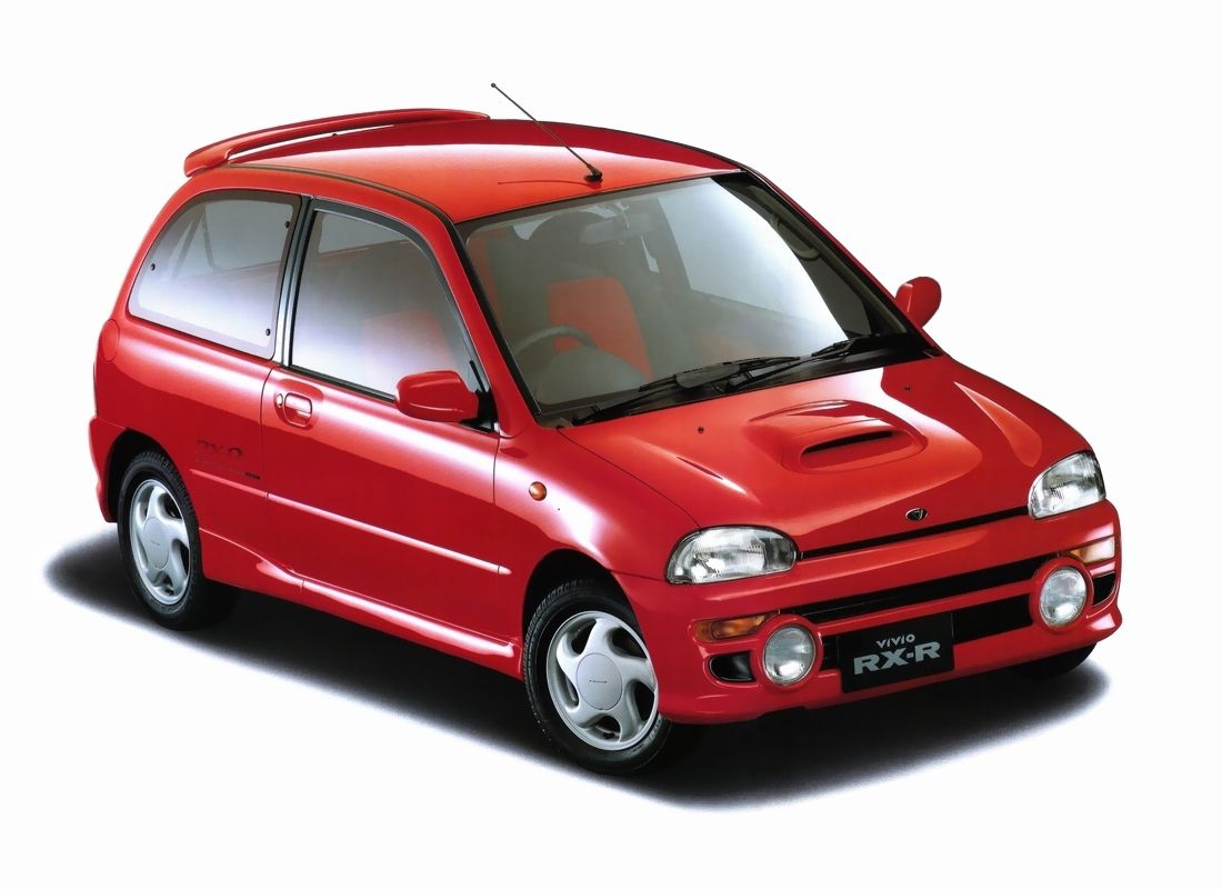 Subaru Vivio 1992. Carrosserie, extérieur. Mini 3-portes, 1 génération