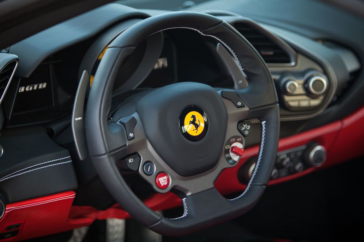 Ferrari 488 2015. Steering wheel. Coupe, 1 generation