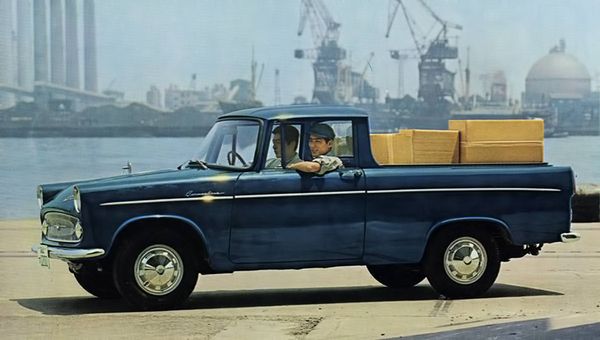 Toyota Corona 1960. Carrosserie, extérieur. 1 pick-up, 2 génération