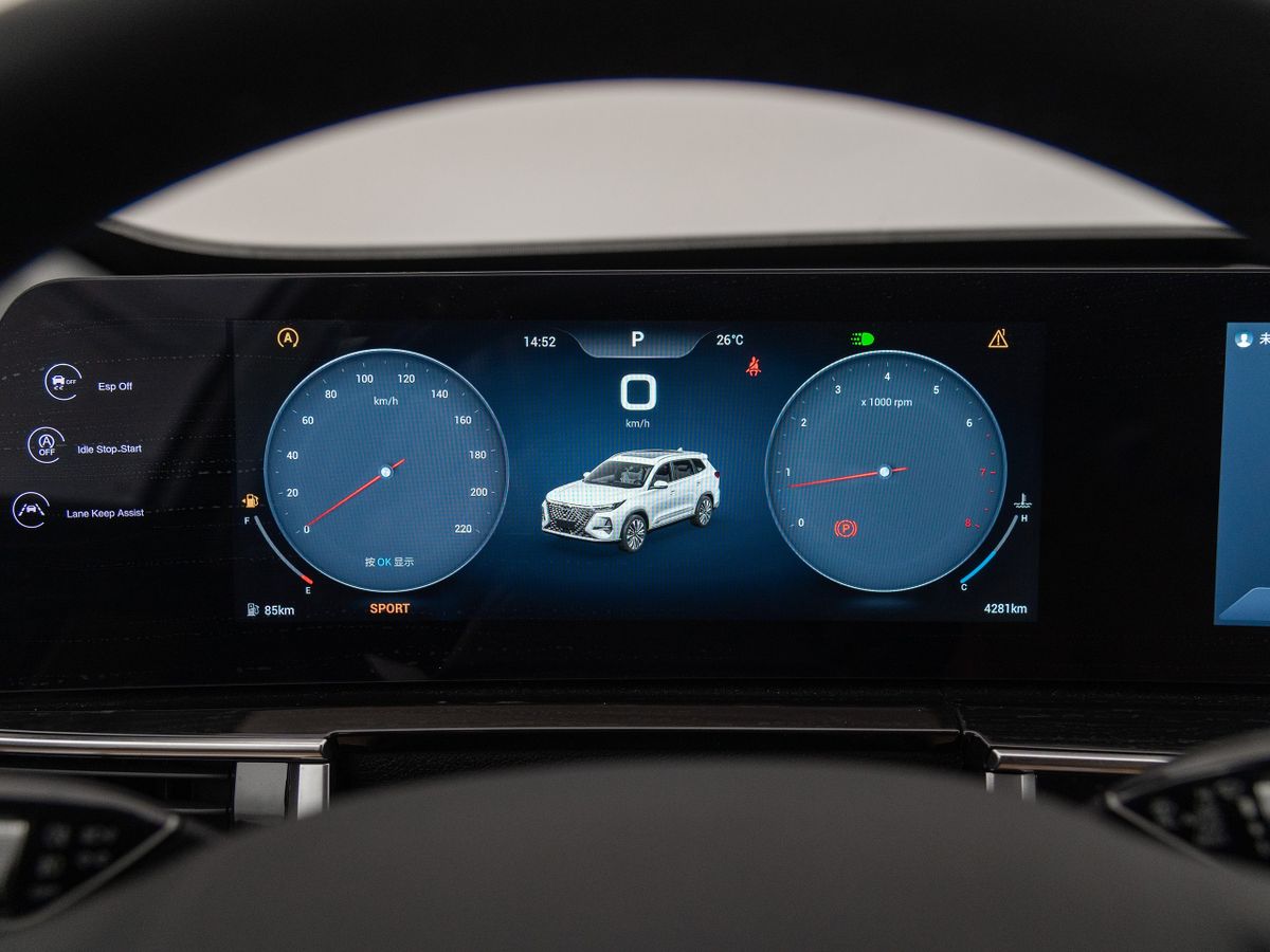 Chery Tiggo 8 Pro 2024. Панель приборов. Внедорожник 5 дв., 1 поколение, рестайлинг