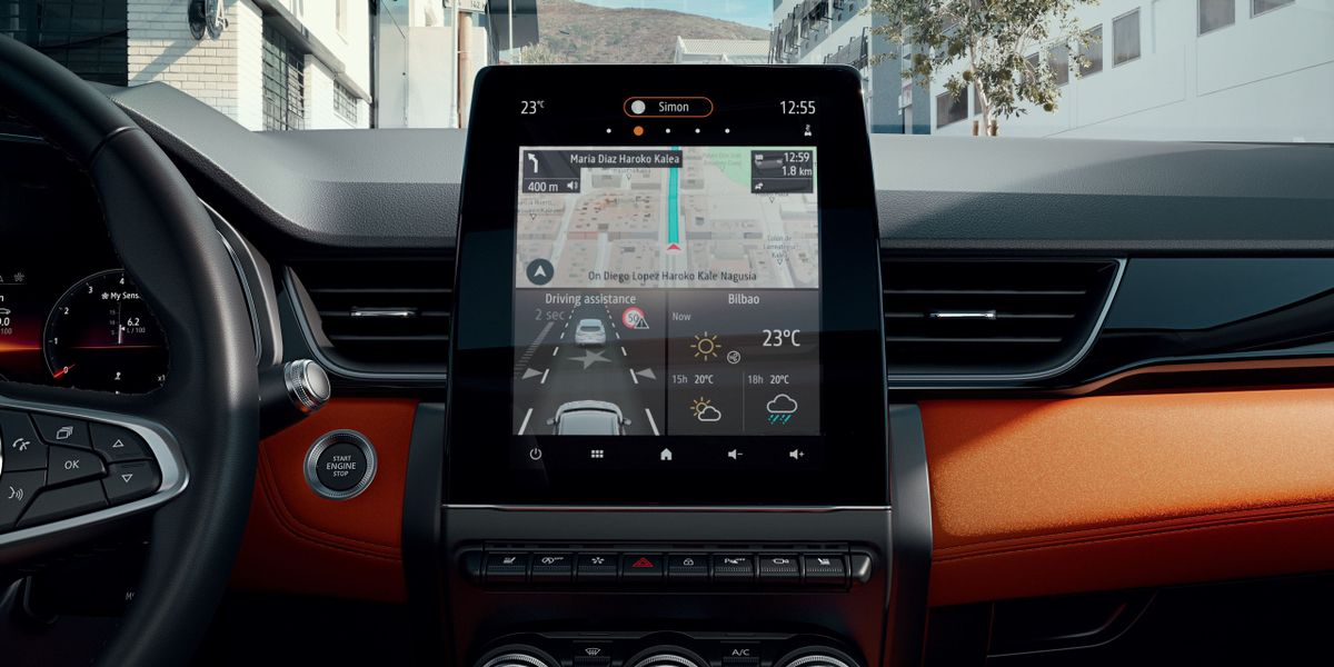 Renault Captur 2019. Navigation system. SUV 5-doors, 2 generation