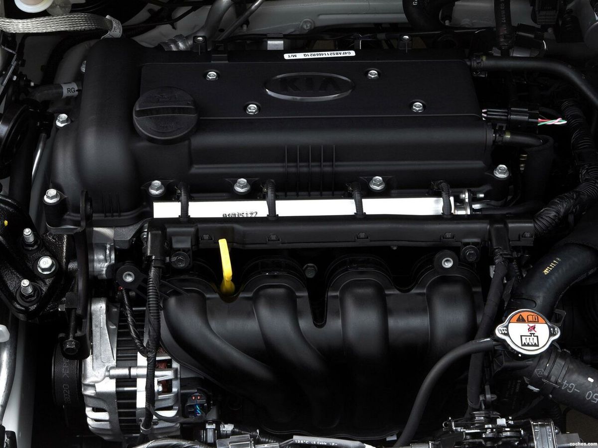 Kia Pride 2011. Engine. Mini 3-doors, 3 generation