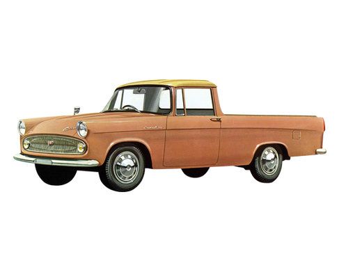 Toyota Corona 1960. Carrosserie, extérieur. 1 pick-up, 2 génération