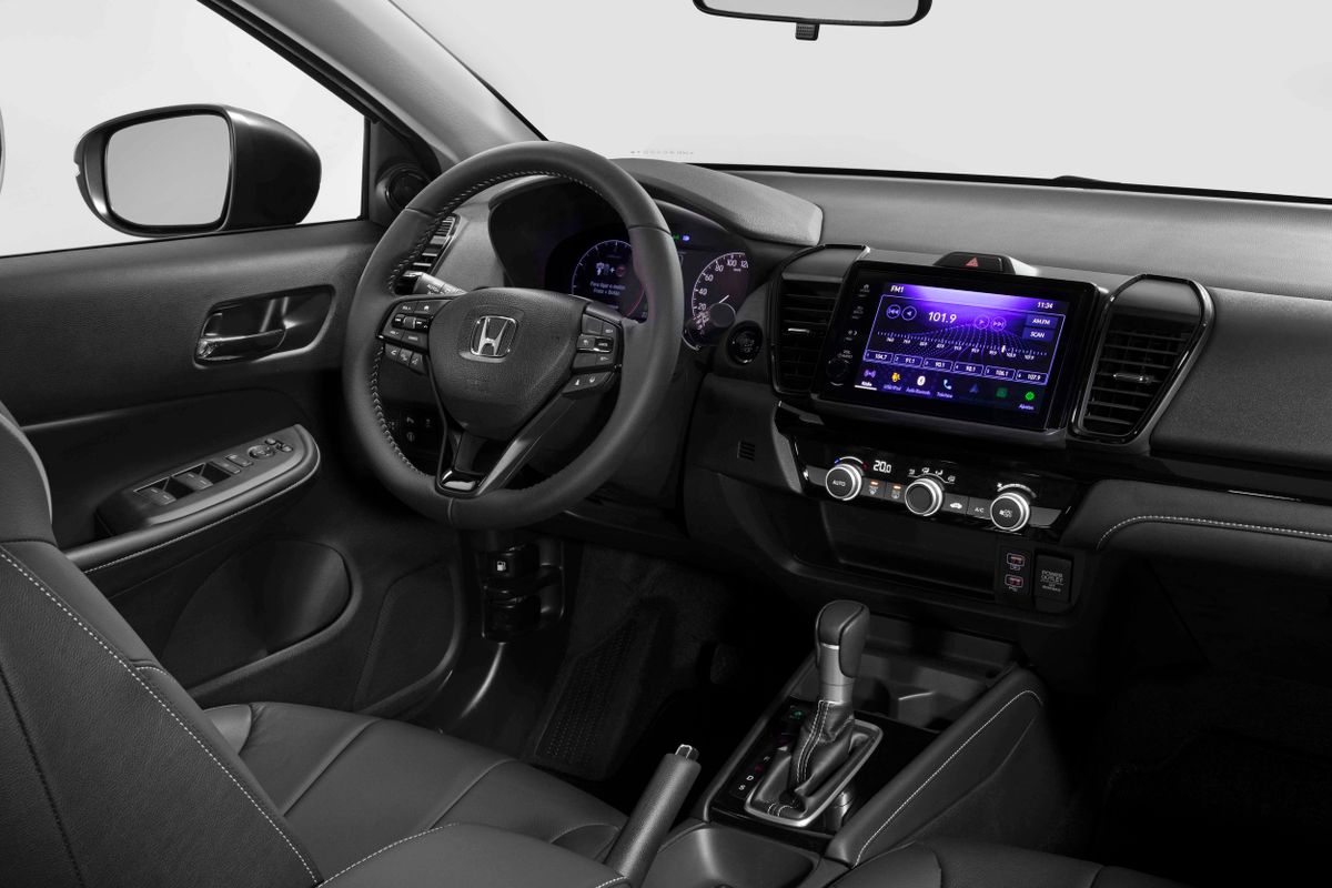 Honda City 2020. Console centrale. Hatchback 5-portes, 7 génération