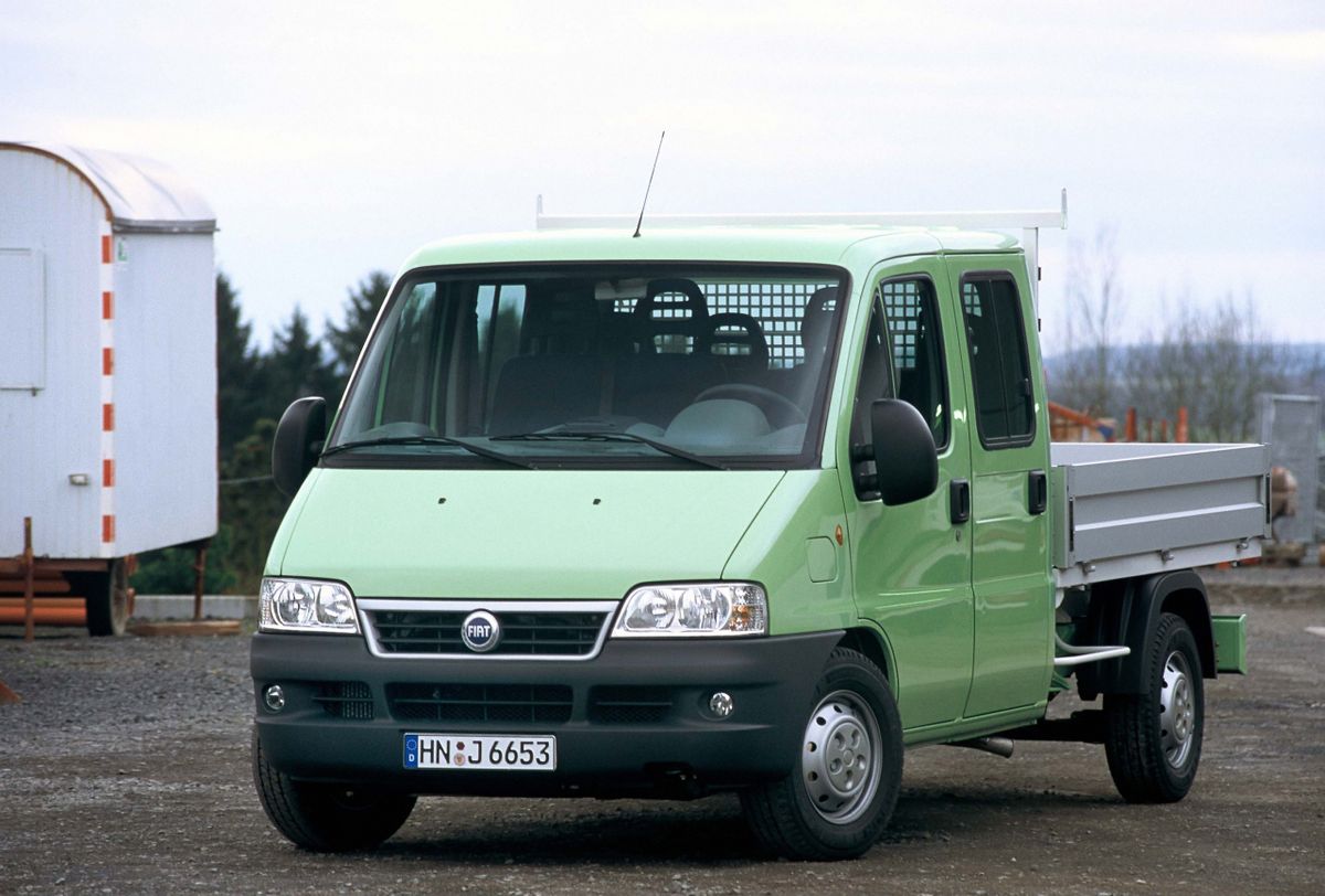 Fiat Ducato 1999. Кузов, экстерьер. Пикап Двойная кабина, 2 поколение