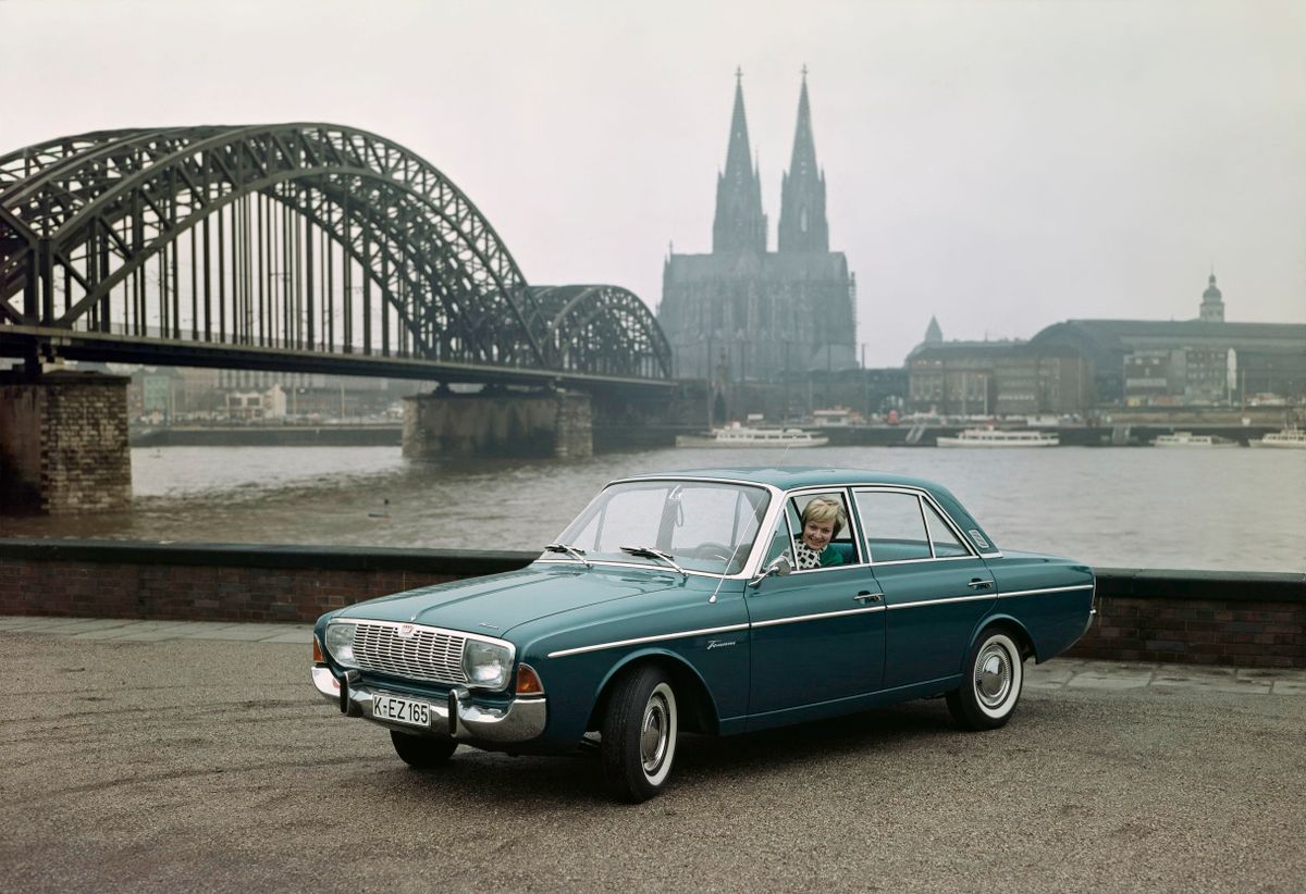 Ford Taunus 1964. Carrosserie, extérieur. Berline, 1 génération