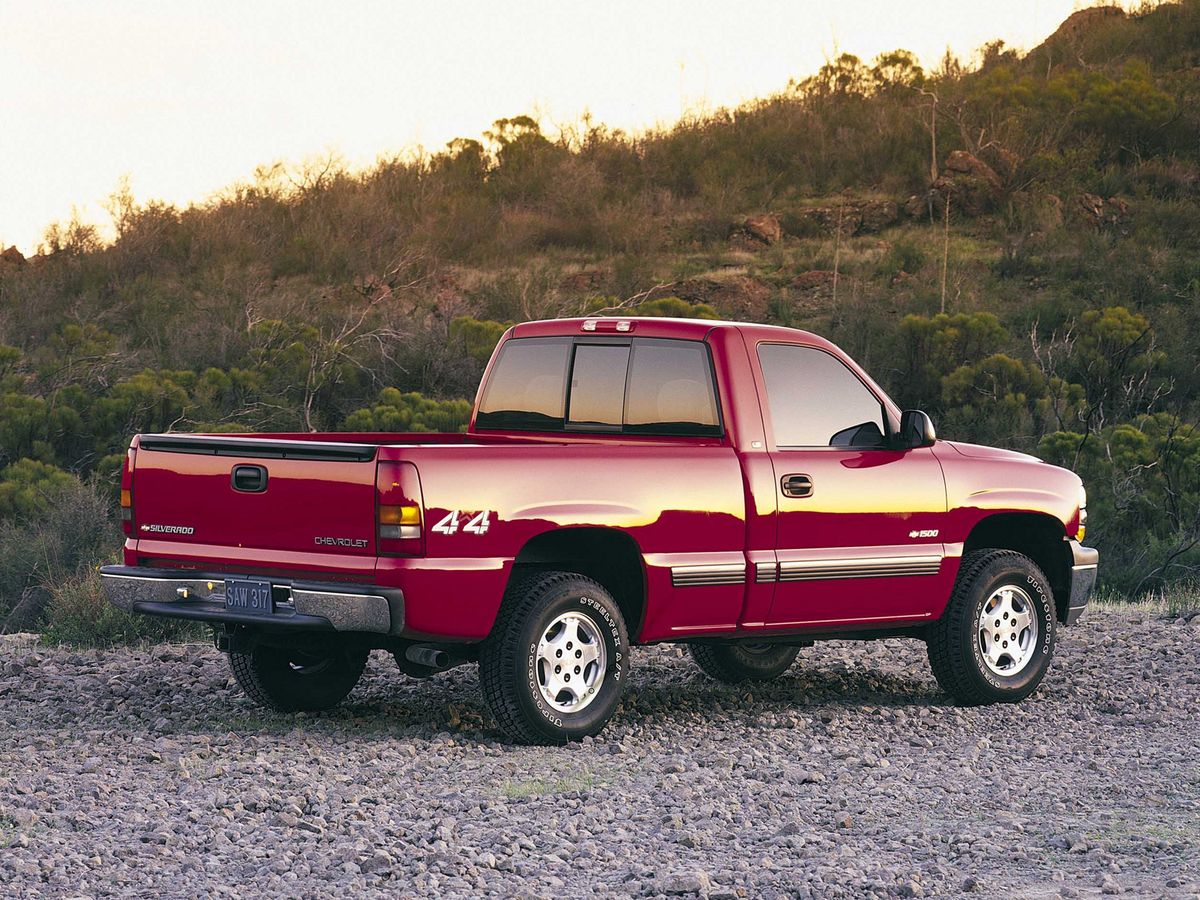 Chevrolet Silverado 1998. Bodywork, Exterior. Pickup single-cab, 1 generation