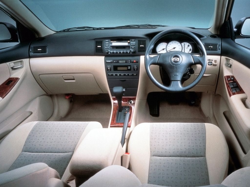 Toyota Allex 2001. Front seats. Hatchback 5-door, 1 generation