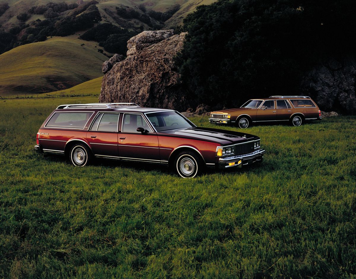 Chevrolet Caprice 1976. Carrosserie, extérieur. Break 5-portes, 3 génération