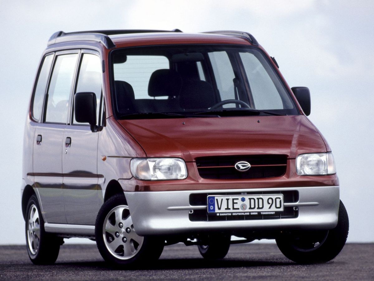 Daihatsu Move 1998. Carrosserie, extérieur. Monospace compact, 2 génération