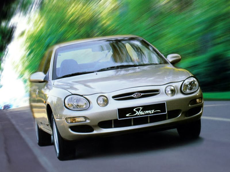 Kia Shuma 1997. Carrosserie, extérieur. Liftback, 1 génération