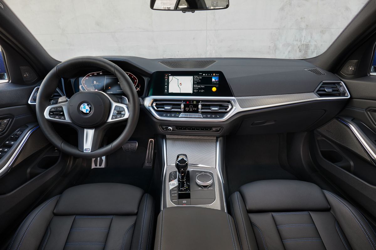 BMW 3 series 2018. Front seats. Sedan, 7 generation