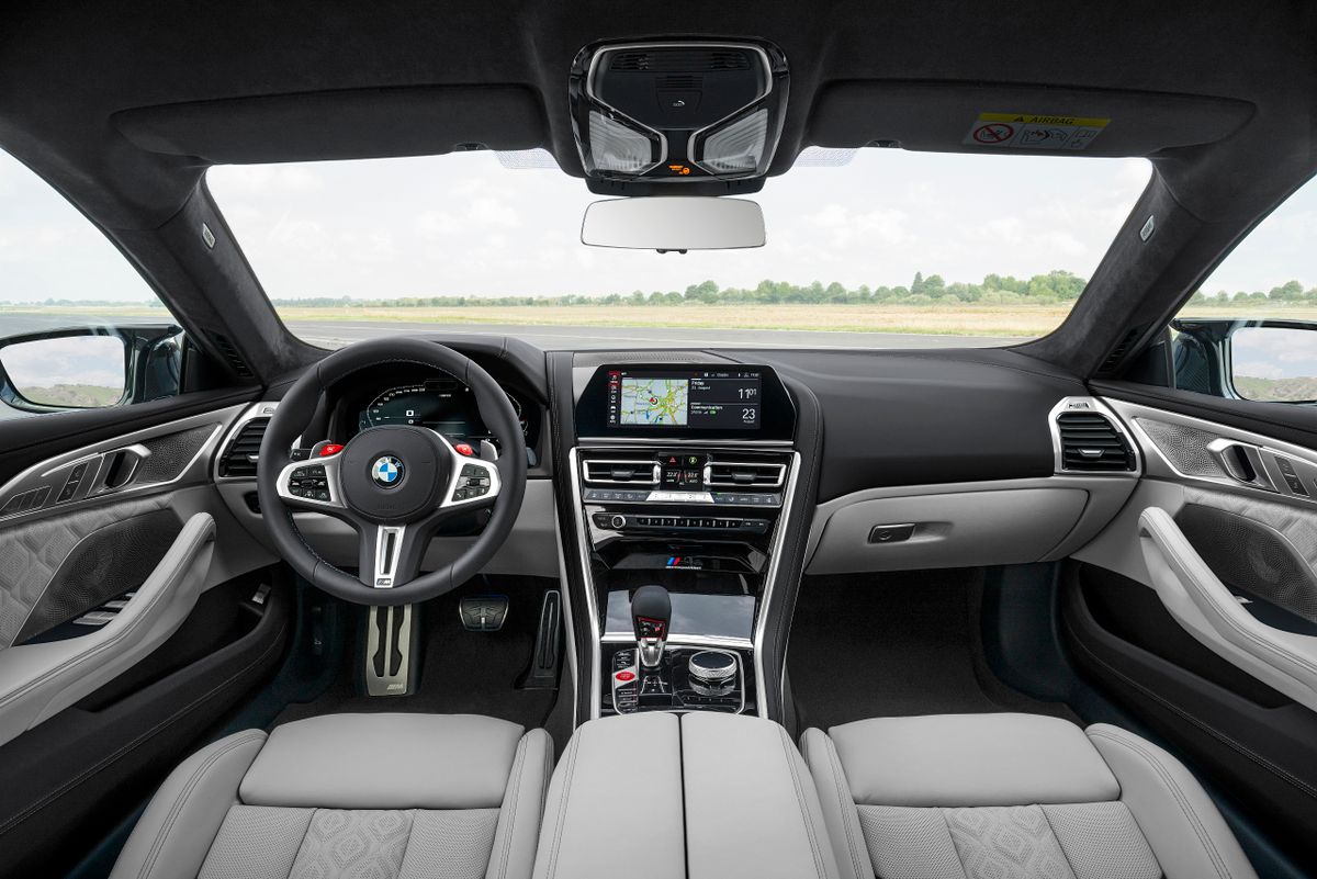BMW M8 2019. Front seats. Sedan, 1 generation