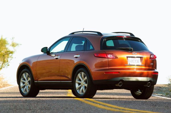 إنفينيتي FX ‏2002. الهيكل، المظهر الخارجي. SUV ٥ أبواب, 1 الجيل