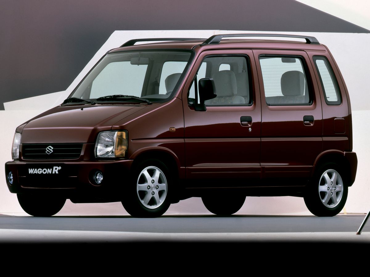 سوزوكي Wagon R+ ‏1997. الهيكل، المظهر الخارجي. ميكرو فان, 1 الجيل