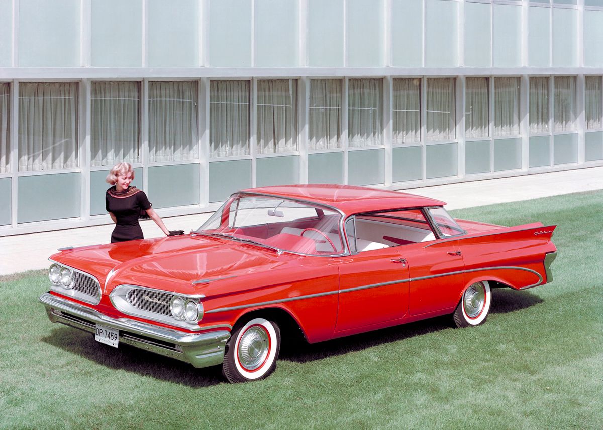 بونتياك كاتالينا 1959. الهيكل، المظهر الخارجي. سيدان هاردتوب, 1 الجيل