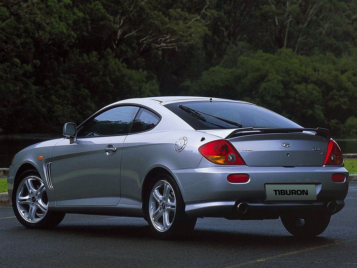 Hyundai Tiburon 2002. Carrosserie, extérieur. Coupé, 2 génération