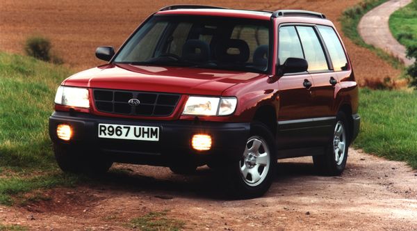 Subaru Forester 1997. Carrosserie, extérieur. Break 5-portes, 1 génération