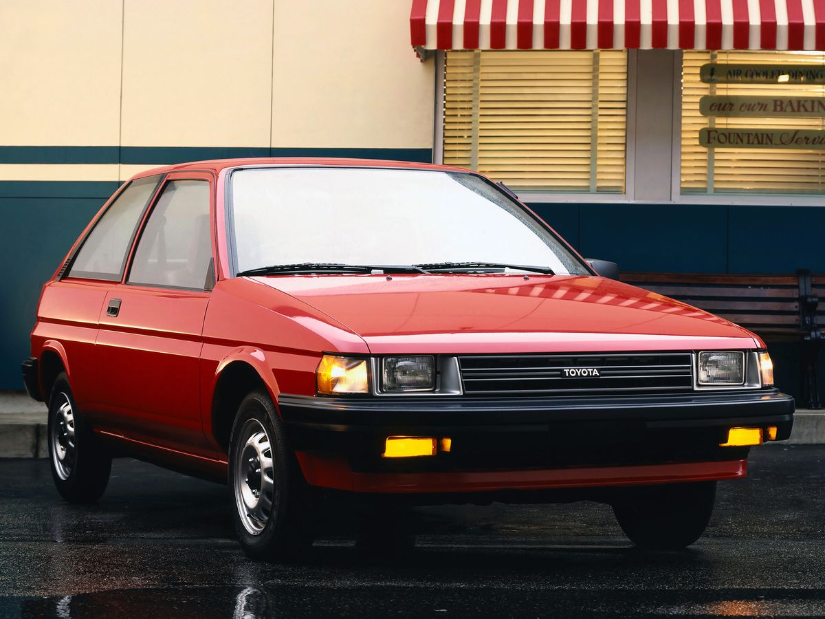 Toyota Tercel 1986. Bodywork, Exterior. Mini 3-doors, 3 generation