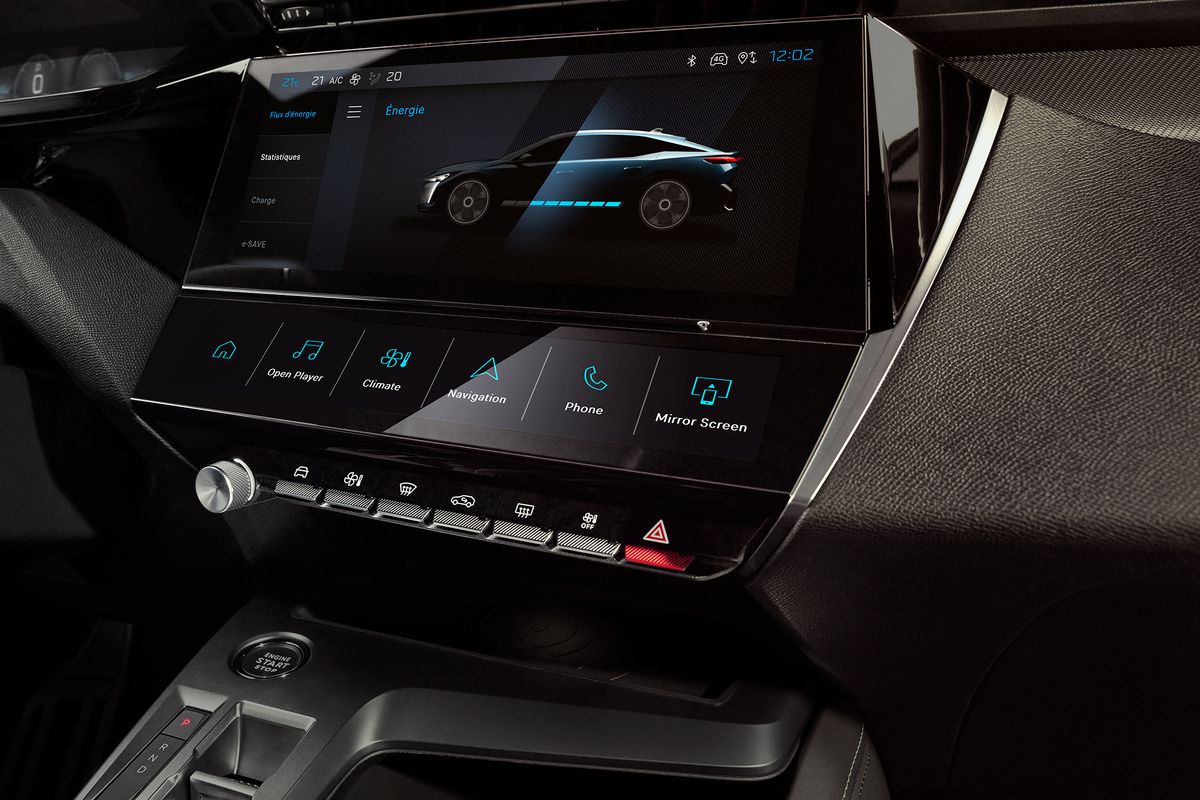 Peugeot 408 2023. Мультимедиа. Кроссовер Купе, 2 поколение