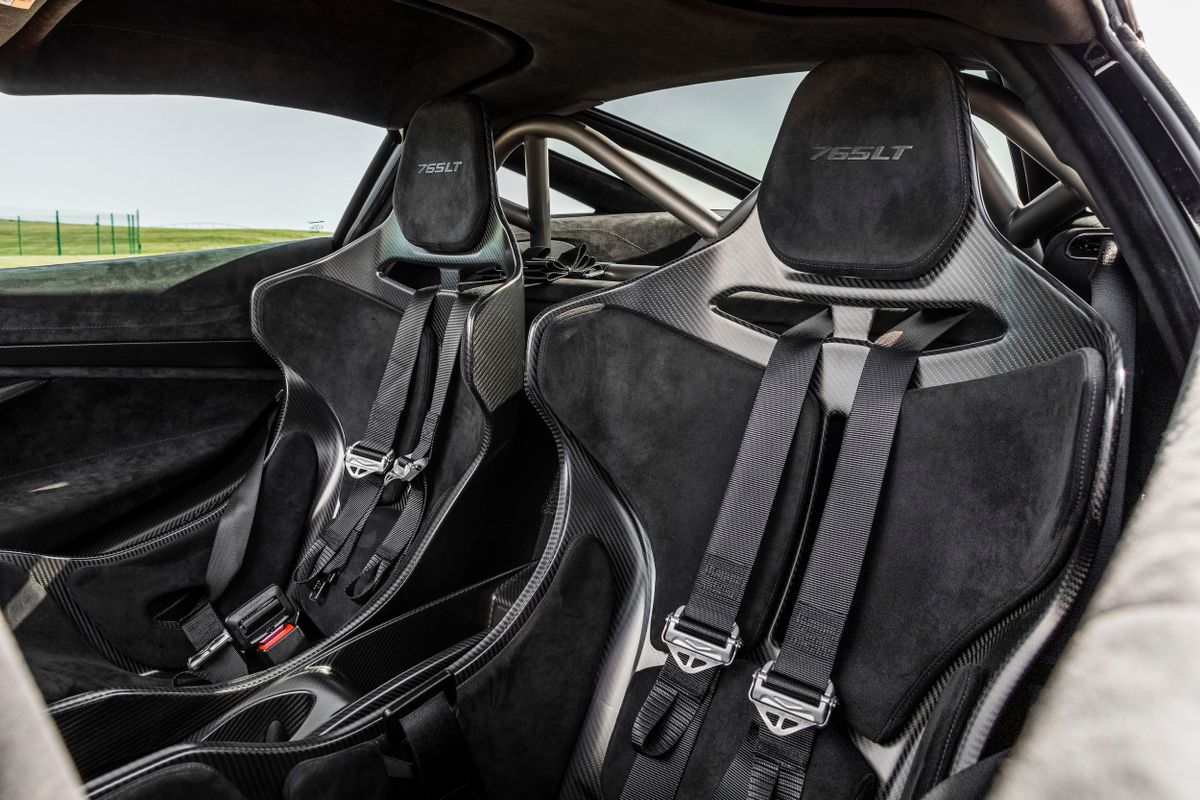 Макларен 765LT 2020. Передние сидения. Купе, 1 поколение