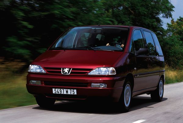 Peugeot 806 1998. Carrosserie, extérieur. Monospace, 1 génération, restyling
