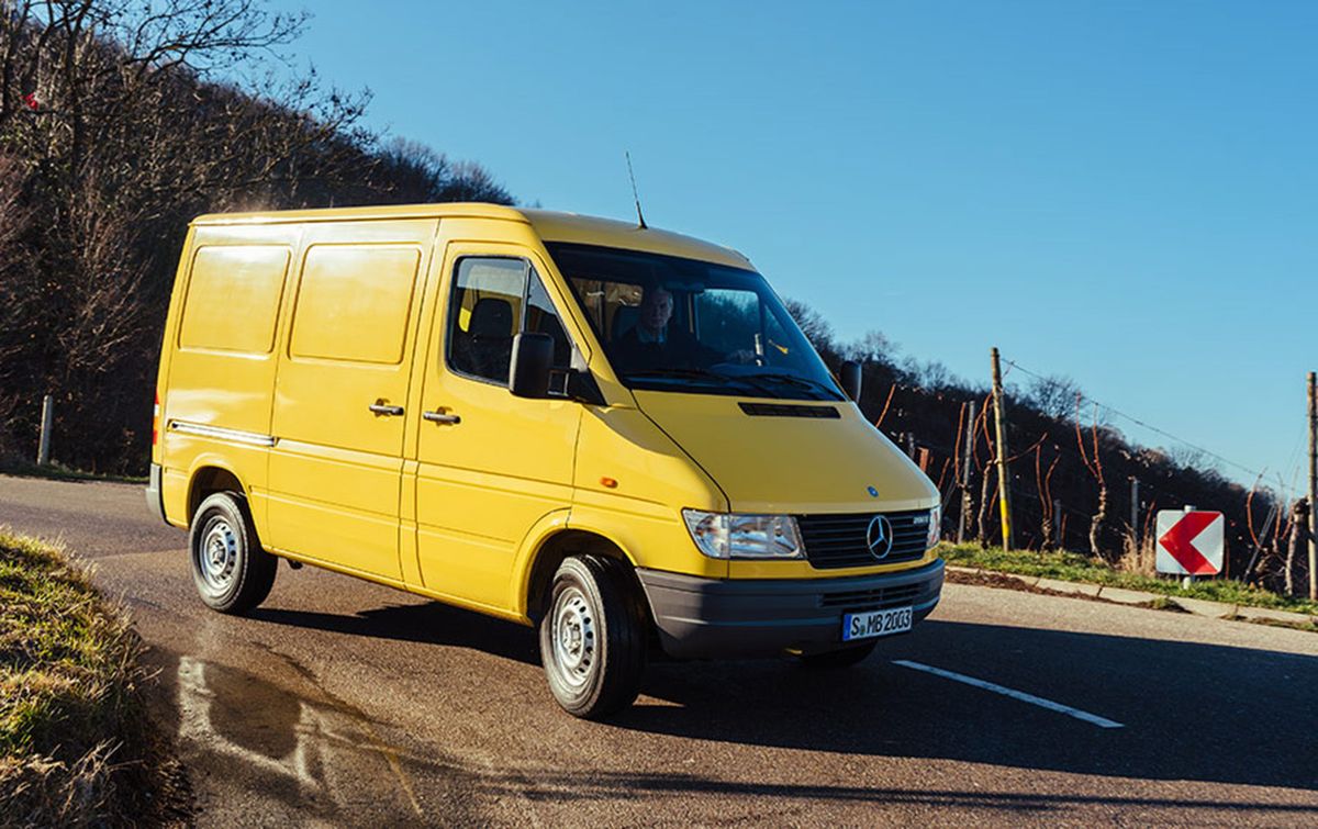 Mercedes Sprinter 1995. Carrosserie, extérieur. Fourgonnette, 1 génération