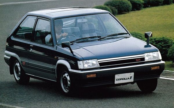 Toyota Corolla II 1982. Carrosserie, extérieur. Hatchback 3-portes, 1 génération